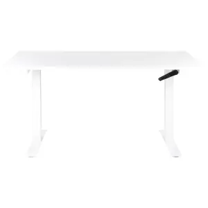 Adjustable Desk Manual White DESTINES