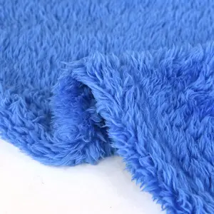 EHC Teddy Super Soft Fleece Warm Throw Thermal Sofa Blanket 130 x 170cm - Blue