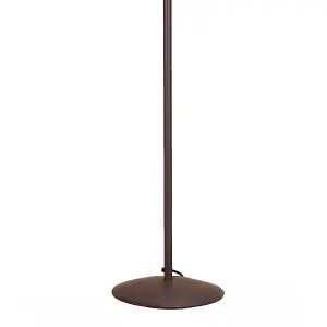 Luminosa Spider Wire Shade Floor Lamp, Black