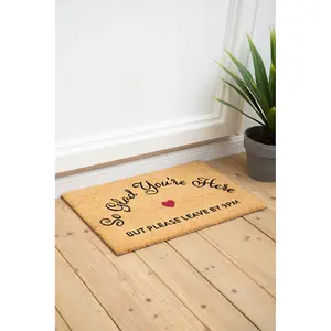 Maison by Premier So Glad You Are Here Doormat