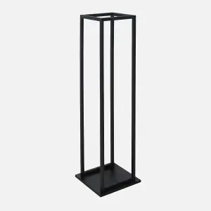 sweeek. 112cm interior vertical log rack Industrielle Black 33x27.5x112 cm