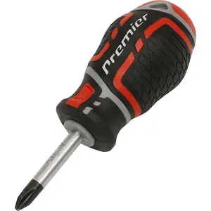 Ergonomic Phillips Stubby Screwdriver with Magnetic Tip - 38mm Premium Quality Tool