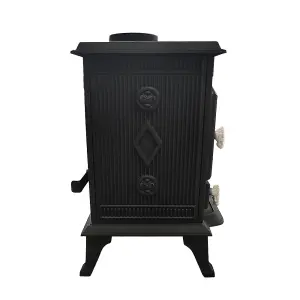 SunDaze Multifuel Stove 7KW Woodburning Fireplace Cast Iron Eco Design Defra Approved