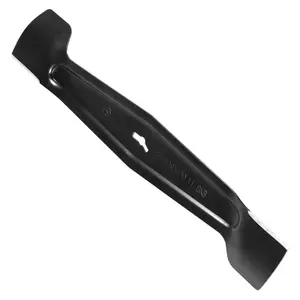 SPARES2GO Metal Blade compatible with Challenge MEB1435B Lawnmower (35cm)