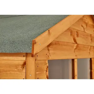 8 ft. W x 14 ft. D Power Apex Shiplap Dip Treated Summerhouse (14x8)