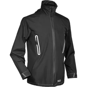 Premium 5V Heated Rain Jacket with Carbon Fibre Elements - Waterproof Extra Large Size