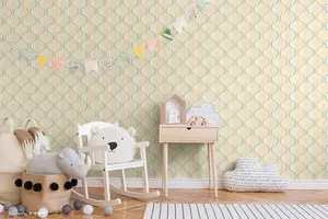 SK Filson Blue Diamond Trellis Wallpaper