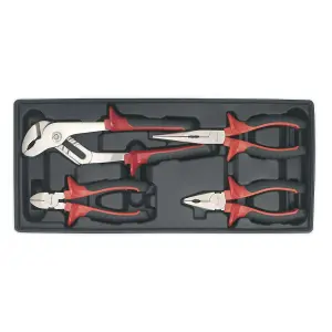 Sealey Tool Tray with Pliers Set 4pc TBT02