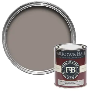 Farrow & Ball Modern Charleston Gray No.243 Eggshell Paint, 750ml