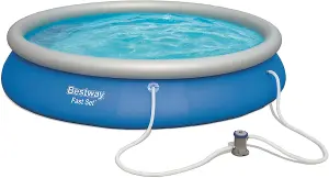 Bestway Fast Set 9,677L Swimming Paddling Pool Set 15' x 33"or4.57m x 84cm