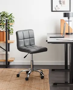 Office Chair Light Grey MARION