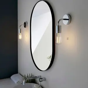 Polished Chrome Plated Bathroom Wall Light - IP44 Rated - Modern LED Sconce Lamp