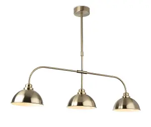 Luminosa Eagle Bar Pendant Light Antique Brass