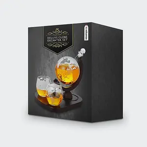 Deluxe Globe Decanter Set with Glasses