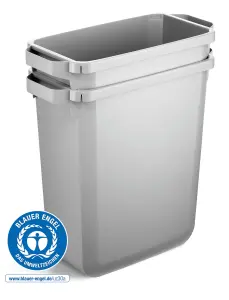 Durable DURABIN ECO 60L Rectangular - Food Safe Waste Recycling Bin - Grey