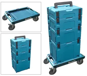 Makita P-83886 MakPac Case Carrier Trolley - Includes Type 1-4 Makpac Cases