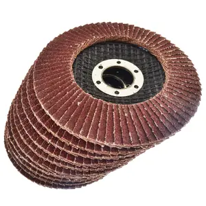 10 x Flap Discs 60 Grit Angle Grinder 4.5" (115mm) Flat Sanding Grinding