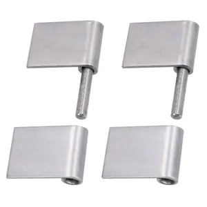 2 Pack Left Hand Steel Lift Off Leaf Hinges 50x80mm Heavy Duty Door Hinge