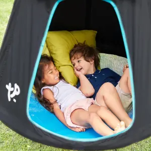 UFO Swing Seat Black Fabric Den