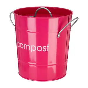 Maison by Premier Hot Pink Compost Bin