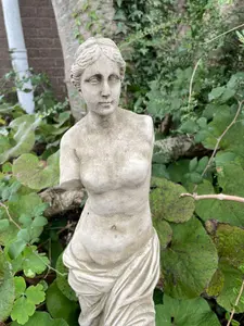 Venus De Milo Stone Garden Statue Outdoor Ornament Greek Roman Lady Sculpture