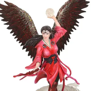 Anne Stokes Air Elemental Sorceress Collectable Figurine Red/Brown/White (One Size)