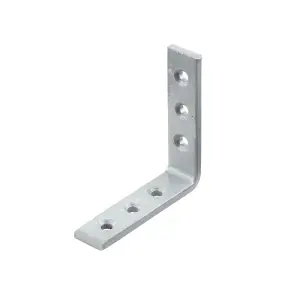 Abru Powder-coated Steel Heavy duty Angle bracket (H)20mm (W)80mm (L)80mm