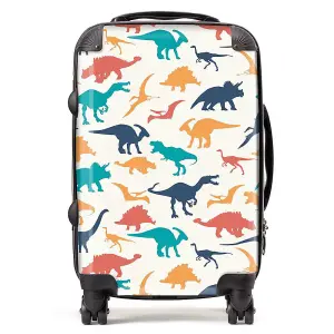 Multicoloured Dinosaurs Suitcase - Cabin