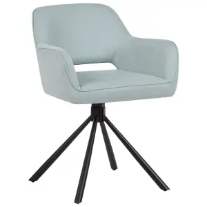 Set of 2 Chairs LOURES Mint Green