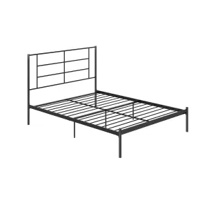 Jensen Metal Bed Black, Double