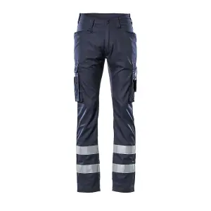 Mascot Frontline Service Trousers with Reflective Tape (Dark Navy)  (31.5) (Leg Length - Short)