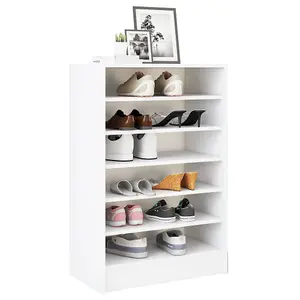 Berkfield Shoe Cabinet White 60x35x92 cm Engineered Wood