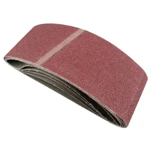 Belt Power Finger File Sander Abrasive Sanding Belts 457mm x 75mm 80 Grit 20 PK