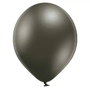 Belbal Gloss Balloon (Pack of 50) Dark Anthracite (One Size)