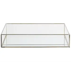 Beliani Glam Tray GRENOBLE Mirrored Silver