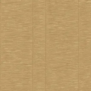 Galerie Palazzo Yellow Gold Pleated Stripe Embossed Wallpaper