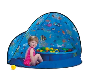 3in1 Tent Sandbox Water/ Ball/ Pit Play Set w/ 50 Balls