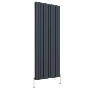 Right Radiators 1800x680 mm Vertical Double Flat Panel Designer Radiator Anthracite