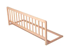 Safetots Wooden Bed Guard, Natural, 38cm High x 110cm Wide, Toddler Bedrail for Safety, Secure Child Bed Rail