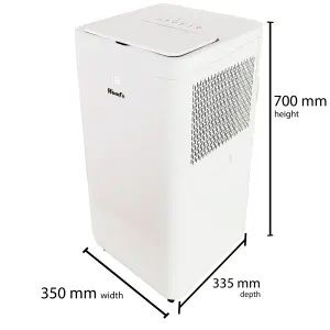 Wood's Milan 7000BTU Freestanding Smart Air conditioner