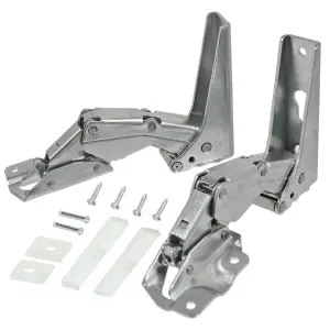 SPARES2GO Integrated Hinges compatible with Whirlpool Bauknecht Ignis Fridge Freezer Door Hinge 3905 3362 3363 5.0 41,5