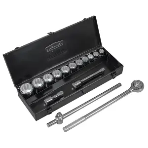 Premier Socket Set 15pc 3/4" Square Drive 12-Point WallDrive Carbon Steel AK2585