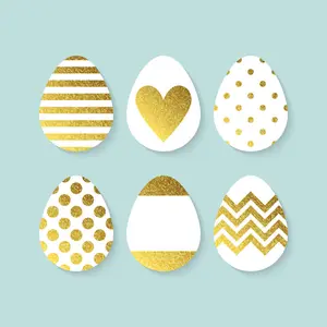 Easter Eggs Decoration - Wrapped Canvas Print 51cm H x 51cm W