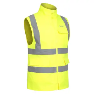 Mountain Warehouse Unisex Adult Waterproof Work Hi-Vis Vest