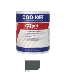 CooVar Floor Paint - Dark Grey - 2.5 Litre