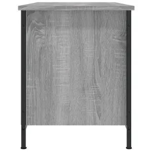 Berkfield TV Cabinet Grey Sonoma 100x40x50 cm Engineered Wood