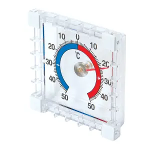 Indoor / Outdoor Thermometer -50 to +50 Degree C Wall Window Mounted Temperature Gauge