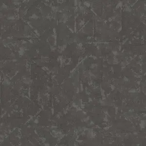 Galerie Absolutely Chic Grey Metallic Distressed Geometric Texture Smooth Wallpaper