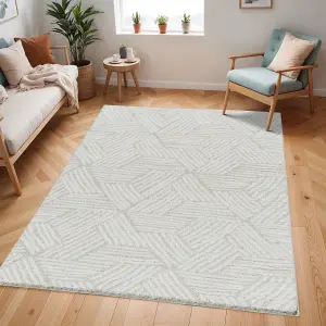 ALLIE Modern Shaggy Area Rug 160 x 213 cm