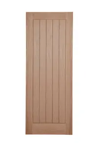 Unglazed Cottage Oak veneer Internal Fire door, (H)1981mm (W)686mm (T)35mm